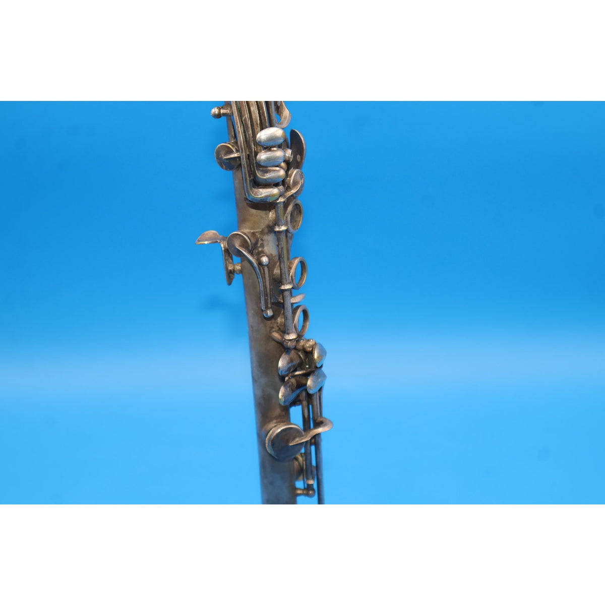 Vintage Andre Peron Paris Metal Clarinet w/ A. Perier Mouthpiece & Case As-Is