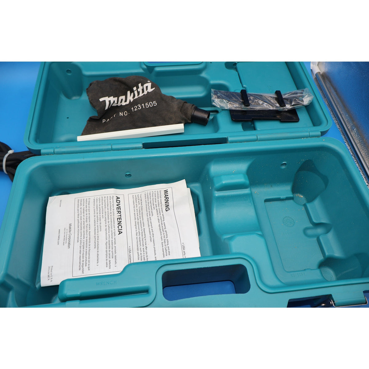 Makita PJ7000 Plate Biscuit Joiner 5.6A 120V Corded w/ Case Dust Bag Tested