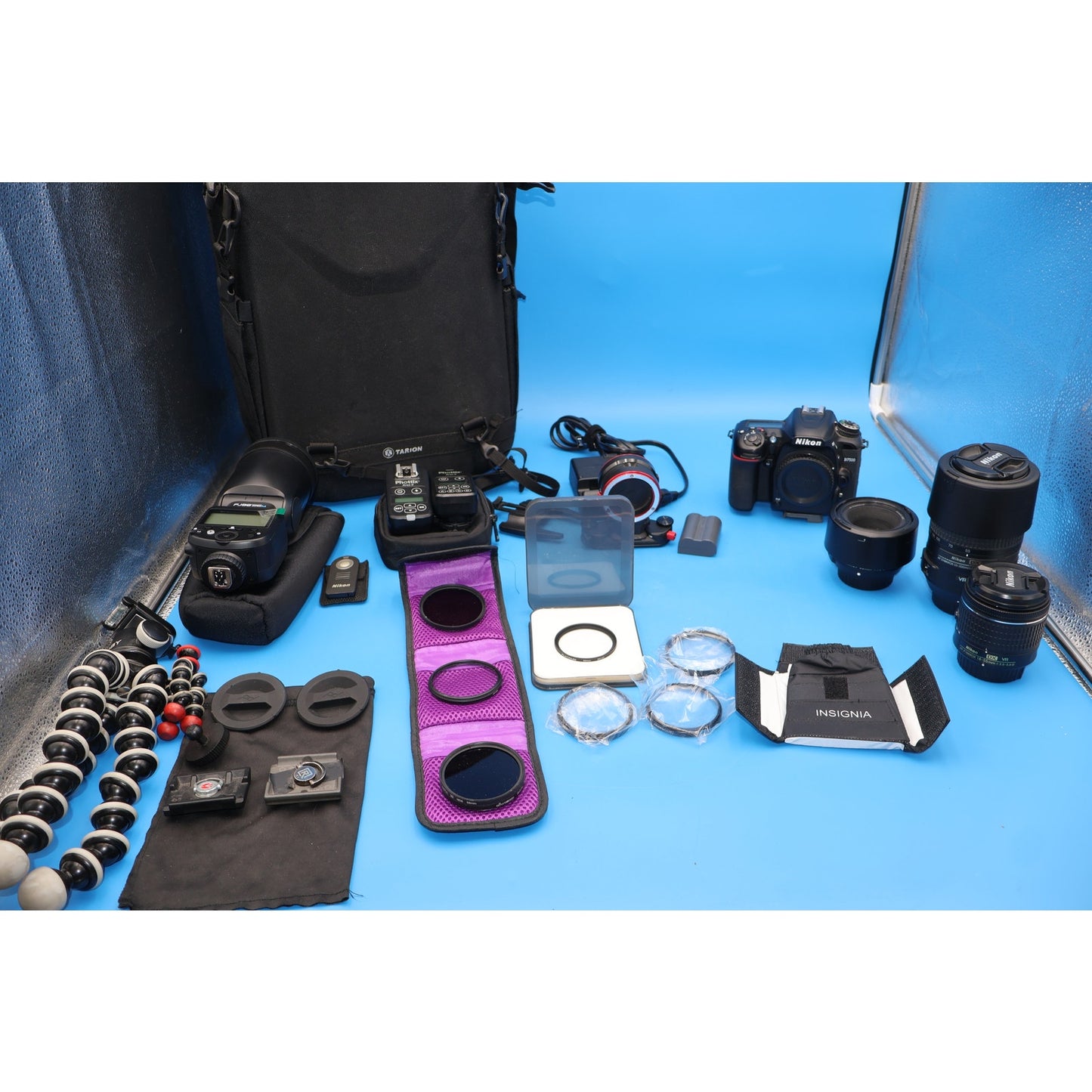 Nikon D7500 Digital SLR Camera with 50mm, 18-55mm, 55-300mm Lenses + Accessories