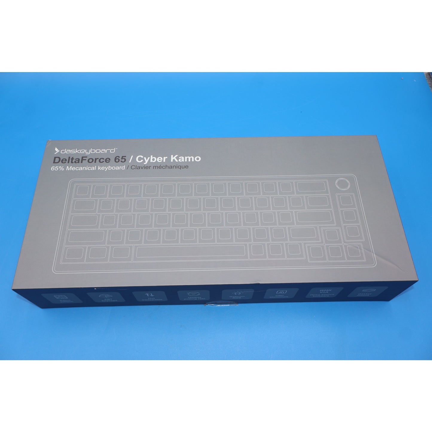 DasKeyboard Deltaforce 65 Cyber Kamo 65% Mechanical Keyboard+USB C Aviator Cable
