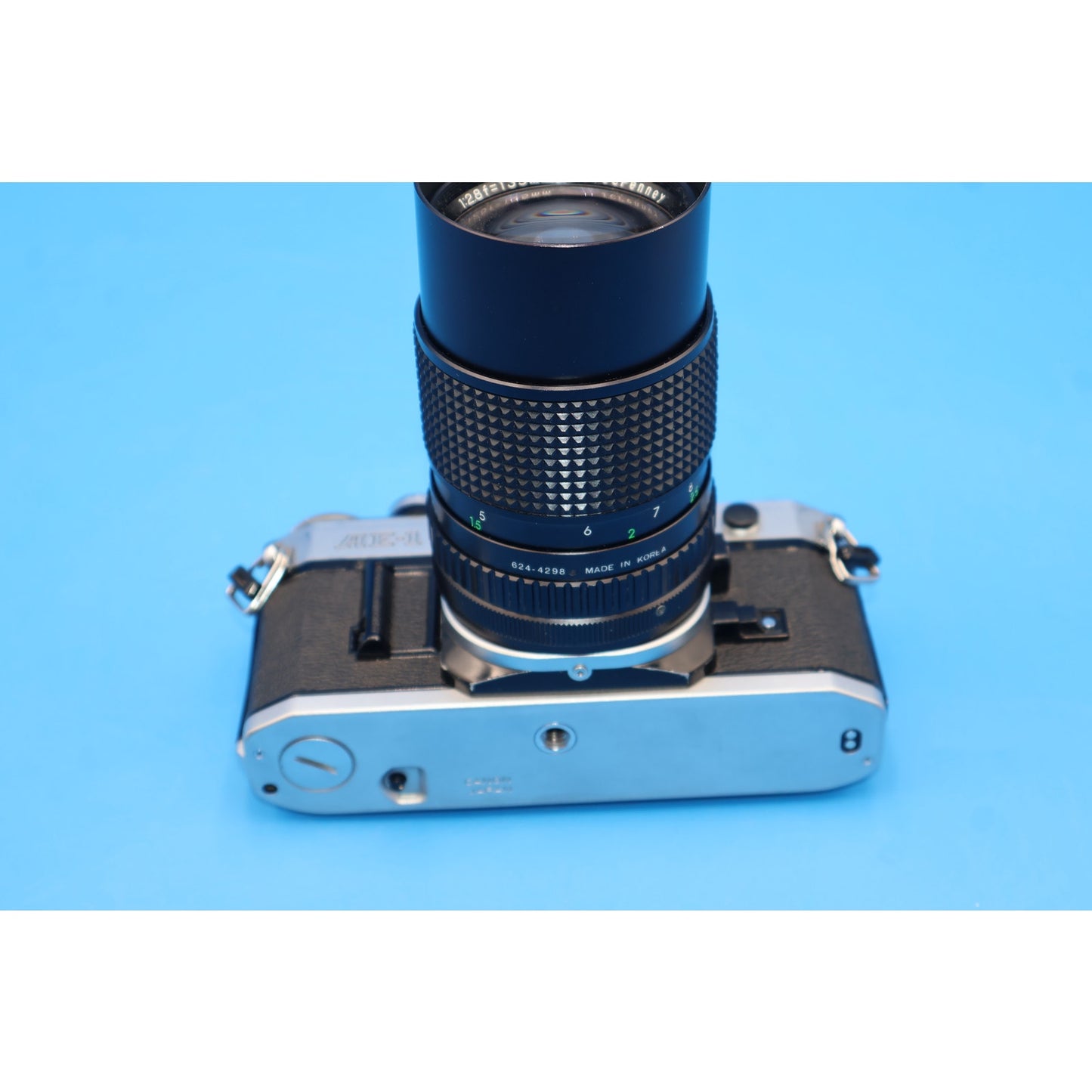 Canon AE-1 35mm SLR Film Camera with a JC Penney 135mm f/2.8 Lens
