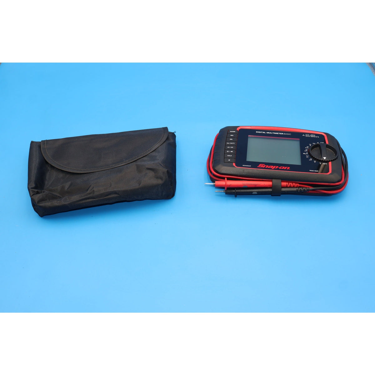 Snap-on EEDM504F Basic True RMS Digital Multimeter CAT III 600V w/ Leads & Case