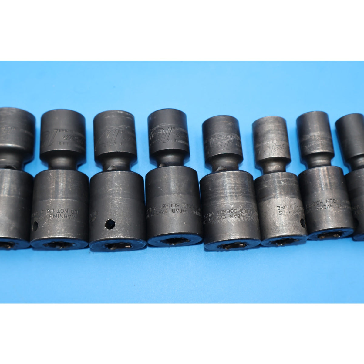 Snap-on 313IPLMYFR 13pc 1/2" Drive Metric Impact Swivel Socket Set 10-24mm