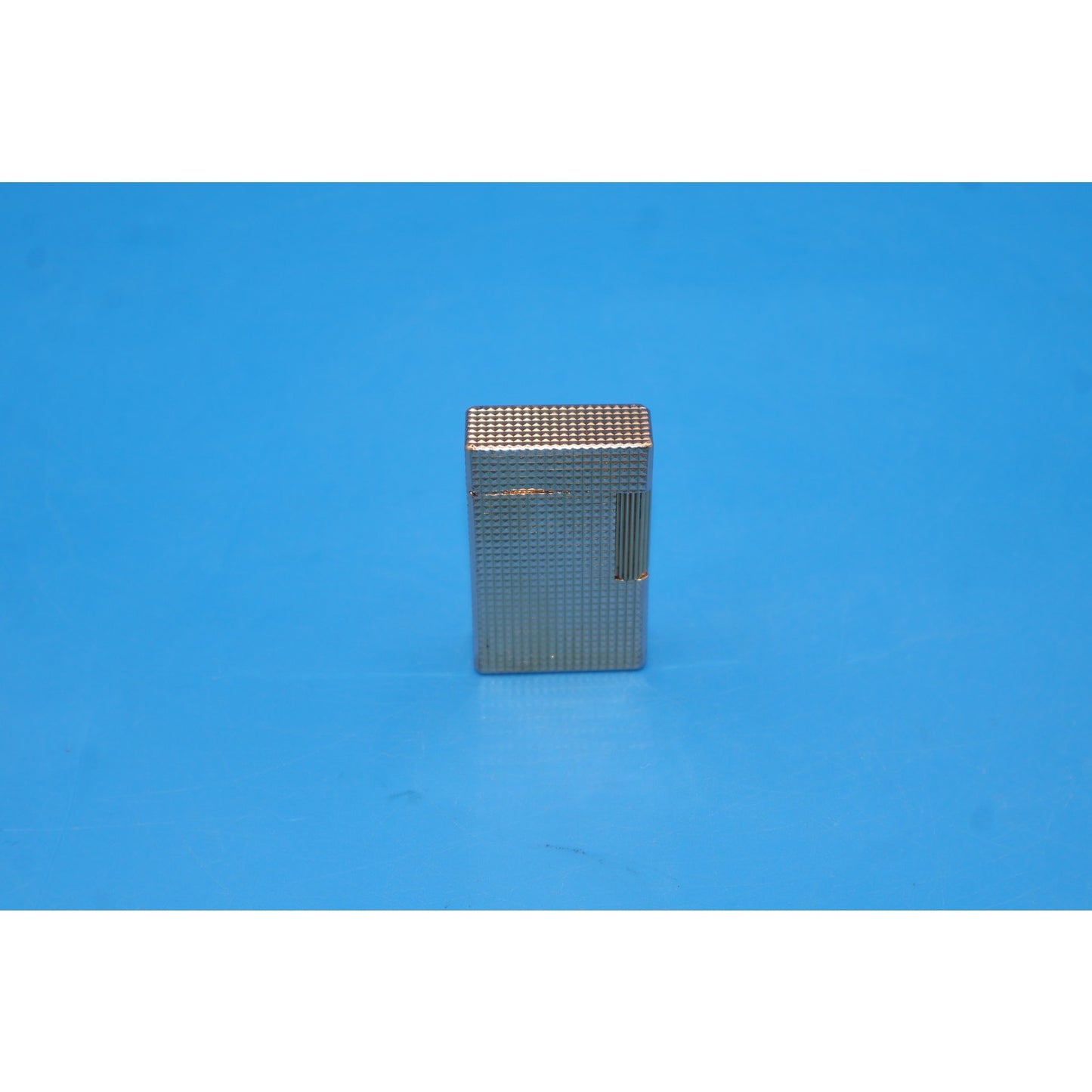 Vintage S.T. Dupont Ligne 1 Small Diamond Head 20µ Gold Plated Lighter France