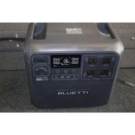 Bluetti Elite 200 V2 Solar Generator Power Station with 2 - 200W Solar Panels
