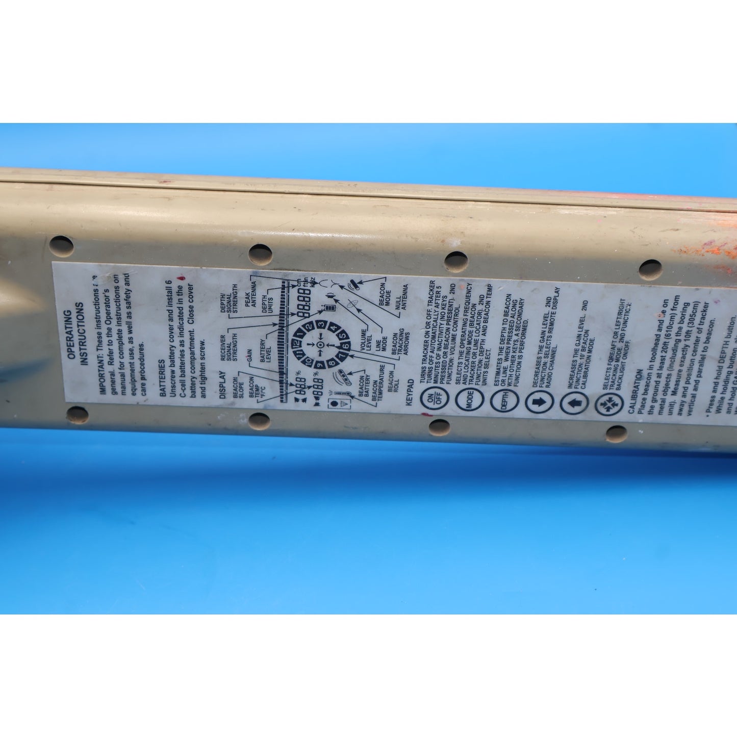 Ditch Witch 752 Tracker Cable Locator with Beacon