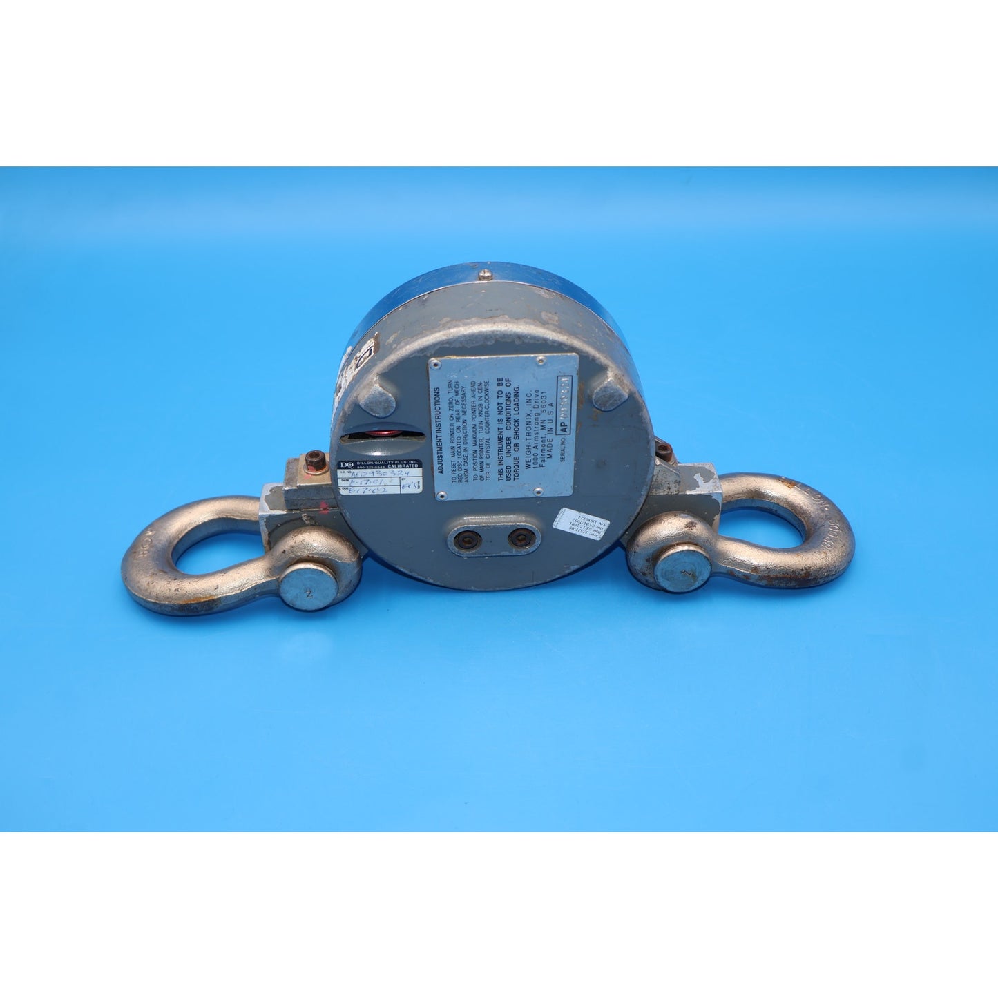 Dillon Dynamometer 2000 Capacity 20lb Divisions Weight Scale