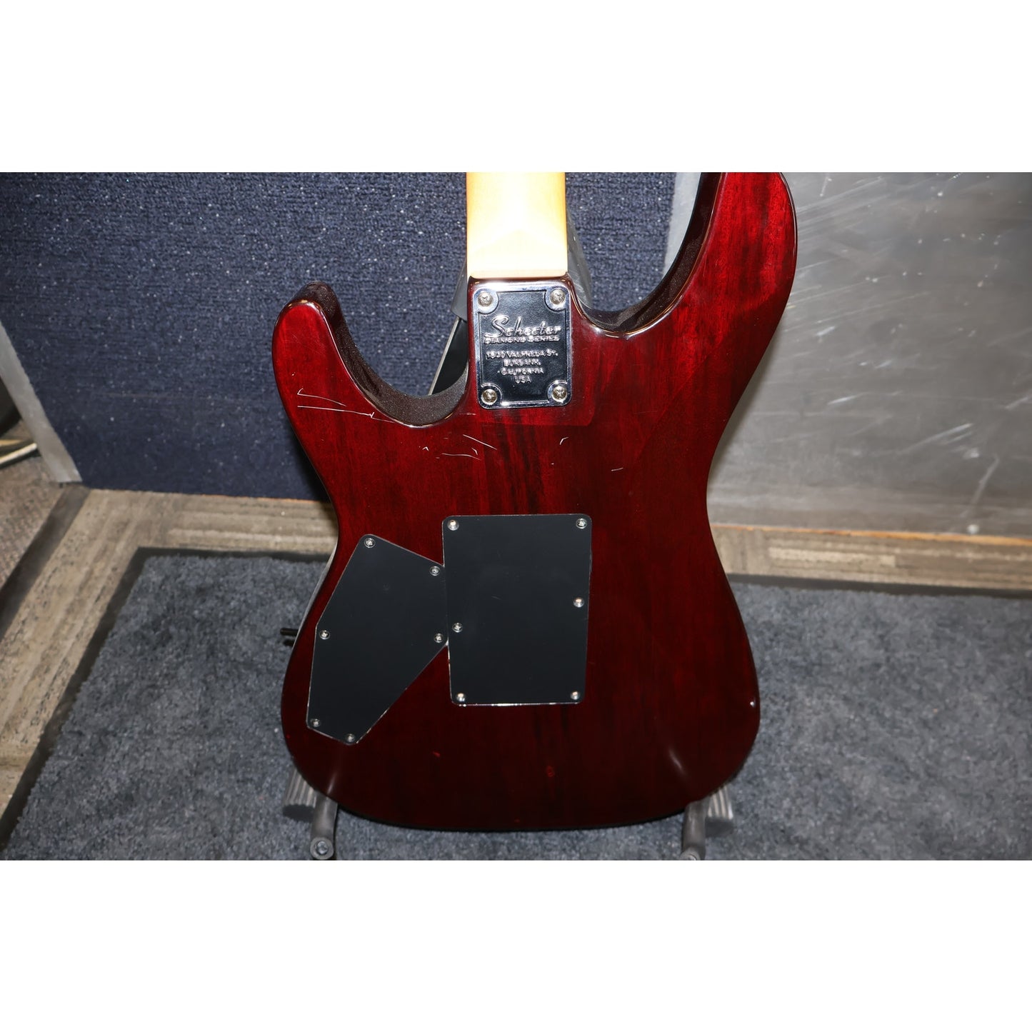 Schecter Damien Special-FR Electric Guitar w/ Hard Case Red EMG Floyd
