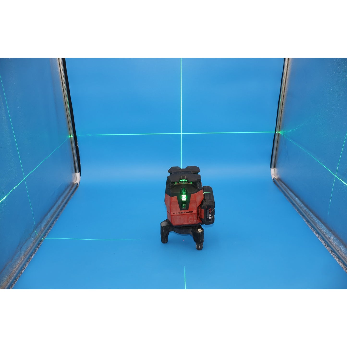 Hilti PM 40-MG 12V Green Multi-Line Laser Level w/ B12 4.0 Battery