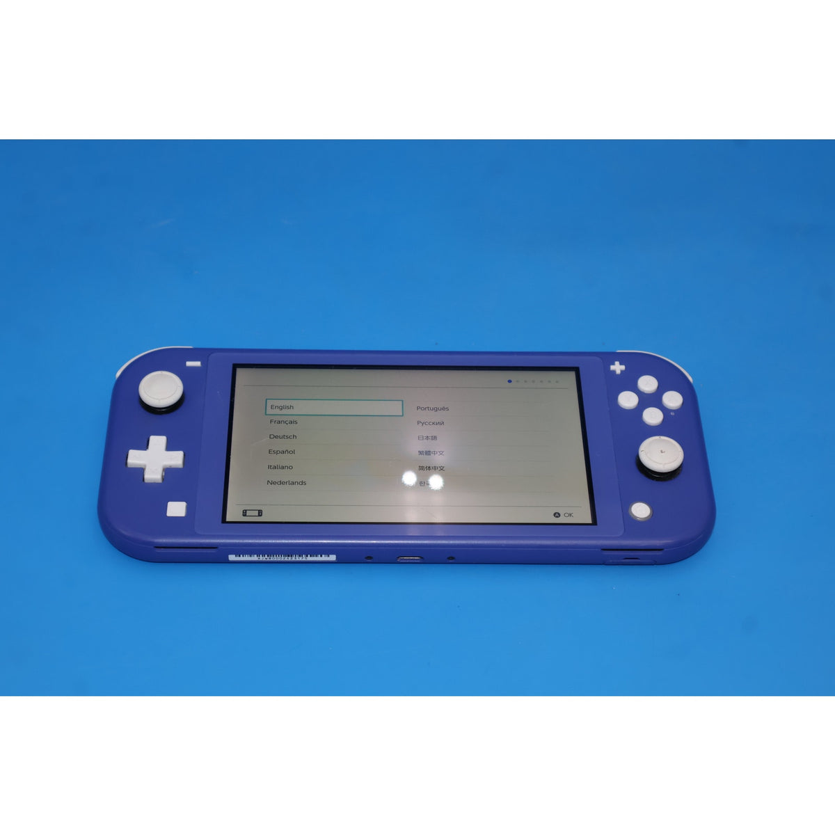 Nintendo Switch Lite HDH-001 Blue Handheld Console + 128GB SD Card & Charger