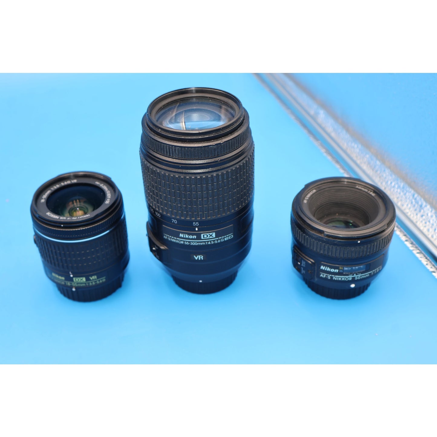 Nikon D7500 Digital SLR Camera with 50mm, 18-55mm, 55-300mm Lenses + Accessories