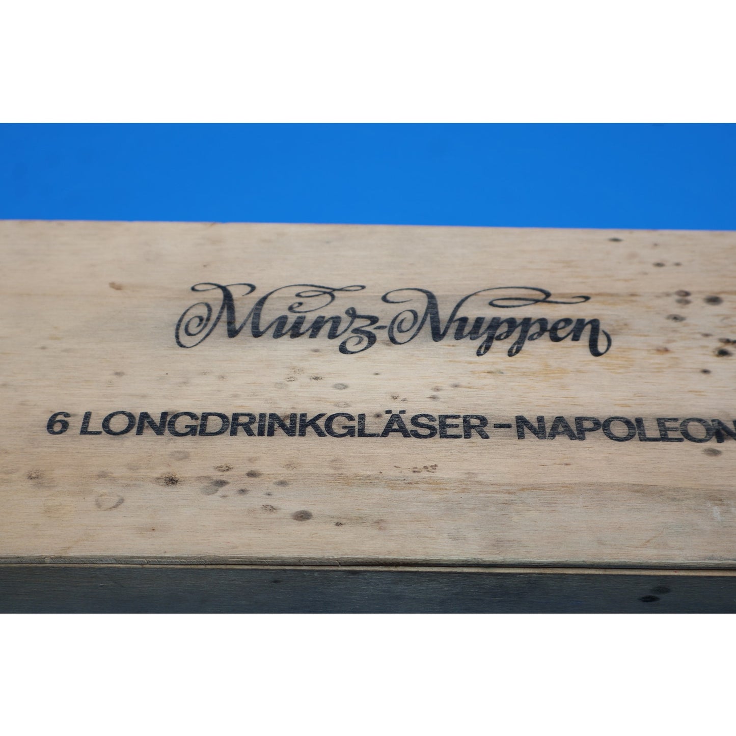 Set of 6 Münz-Nuppen “Napoleon” Long Drink Glasses