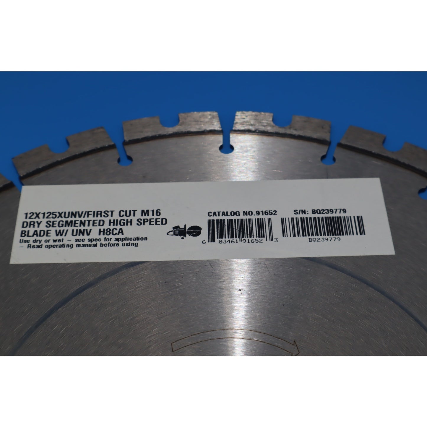 Diamond Products First Cut Expert 12x125xUNV 12" High Speed Diamond Blade, 6300, 1801509