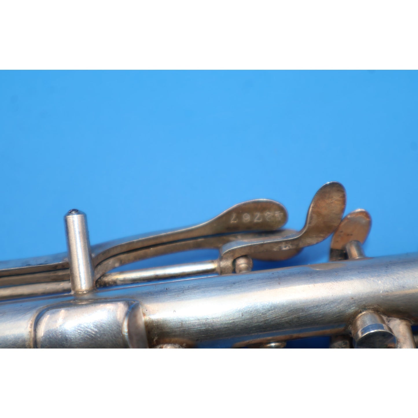 Pedler Hoosier Silver Plated Metal Clarinet