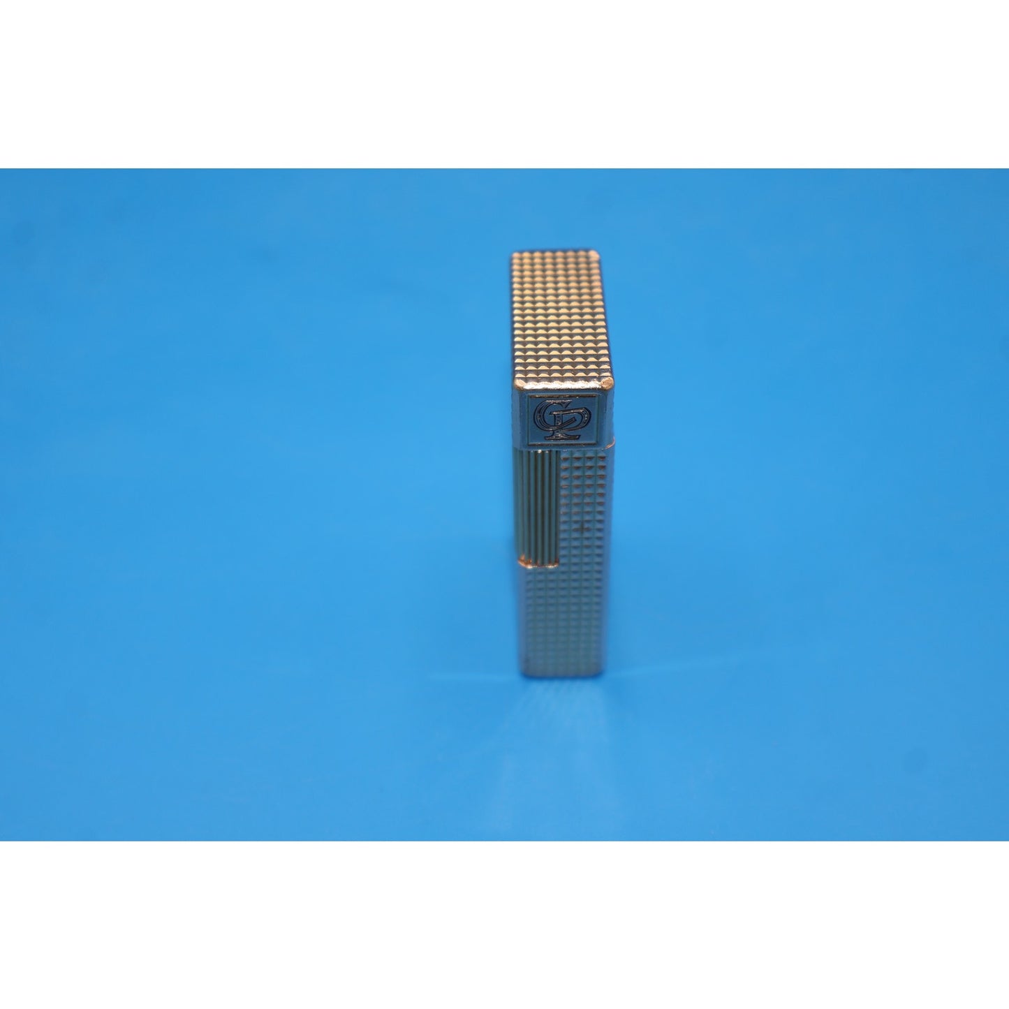 Vintage S.T. Dupont Ligne 1 Small Diamond Head 20µ Gold Plated Lighter France
