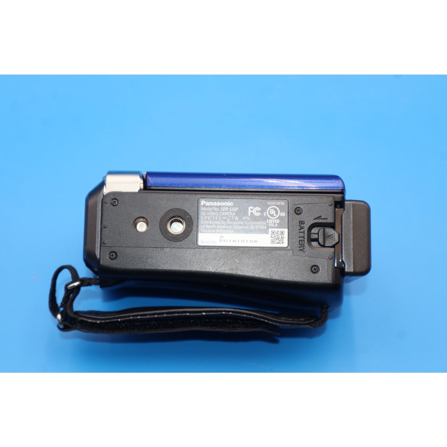 Panasonic SDR-S50 SD Digital Camcorder 78x Zoom Blue