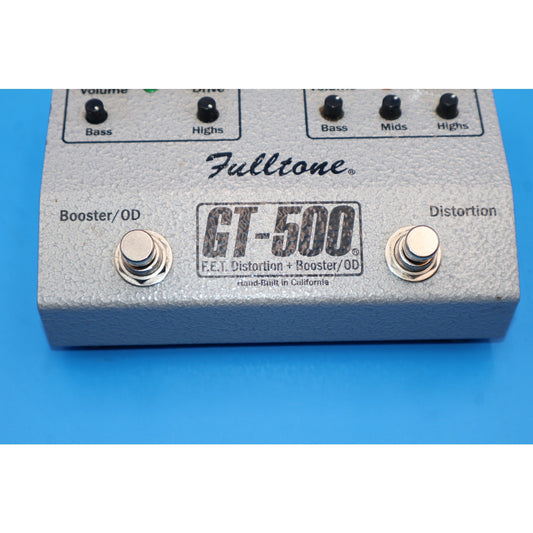 Fulltone GT-500 F.E.T. Distortion + Booster/OD Effect Pedal.