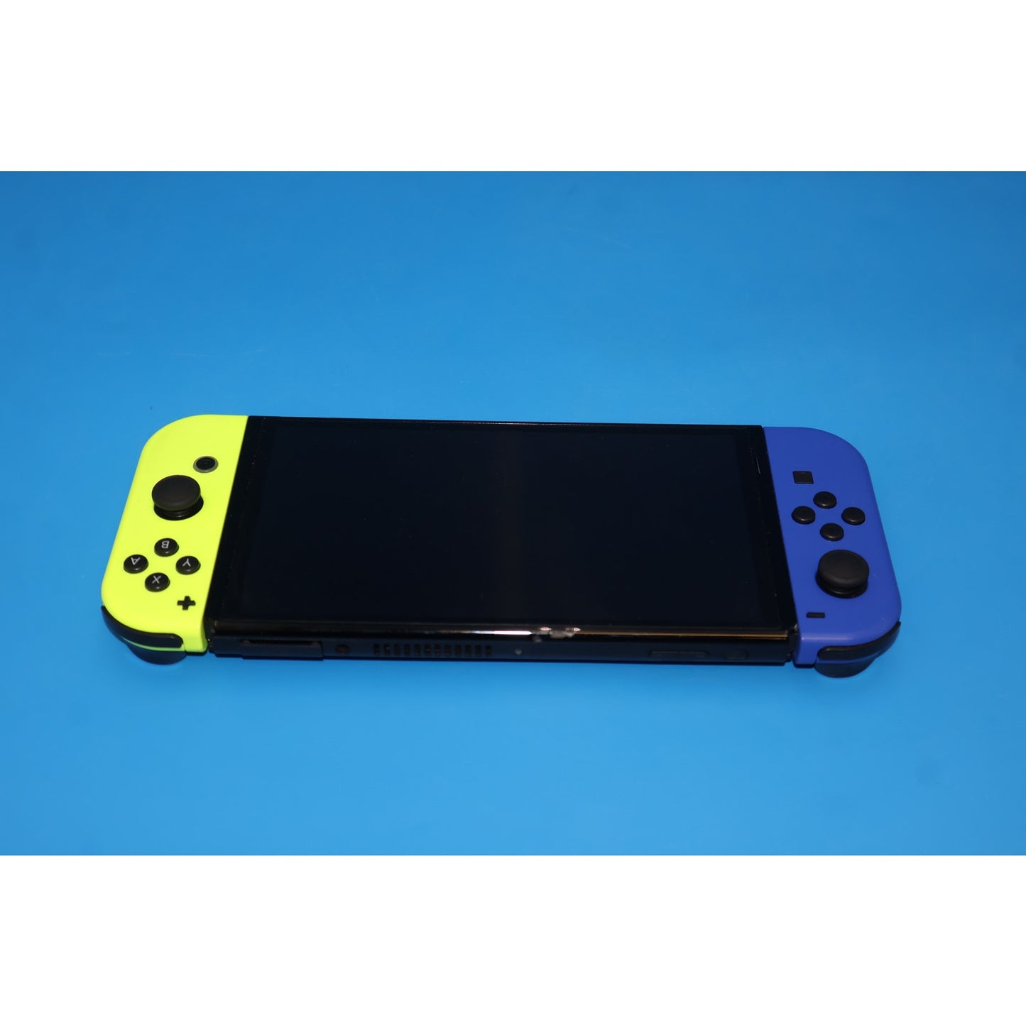 Nintendo Switch OLED Console HEG-001 Blue/Neon w/ Dock & Charger