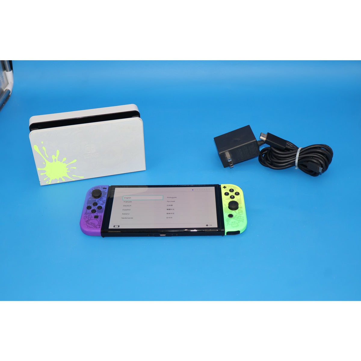 Nintendo Switch OLED Splatoon 3 Edition 64GB Console w/ Dock + 400GB SD Card