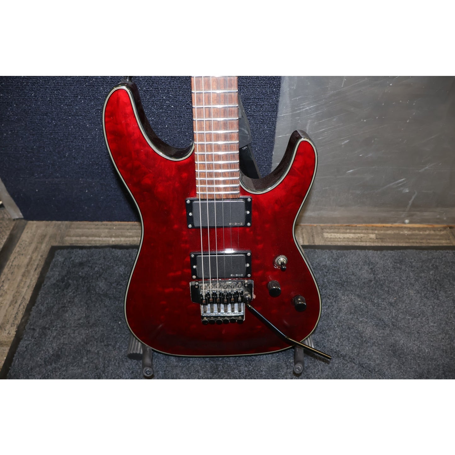 Schecter Damien Special-FR Electric Guitar w/ Hard Case Red EMG Floyd