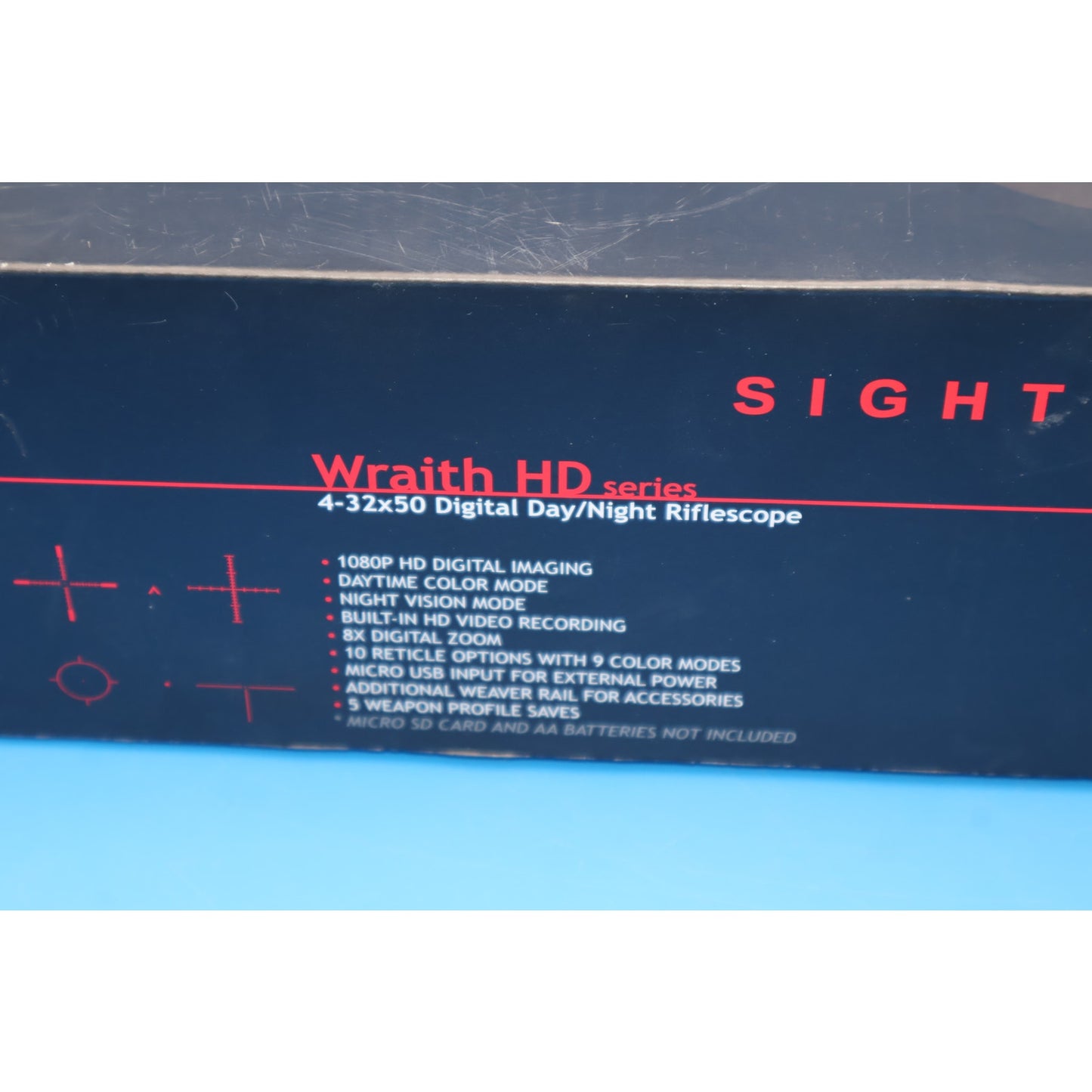 Sightmark Wraith HD Series 4-32x50 Digital Day/Night Riflescope (Model SM18011)