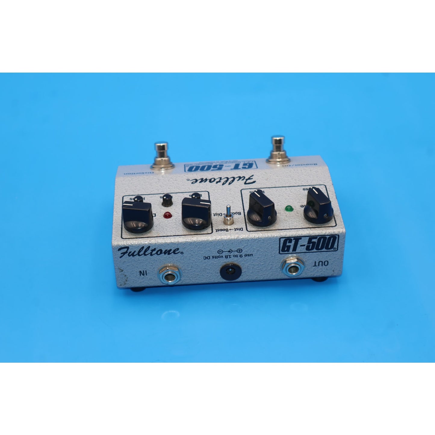 Fulltone GT-500 F.E.T. Distortion + Booster/OD Effect Pedal.
