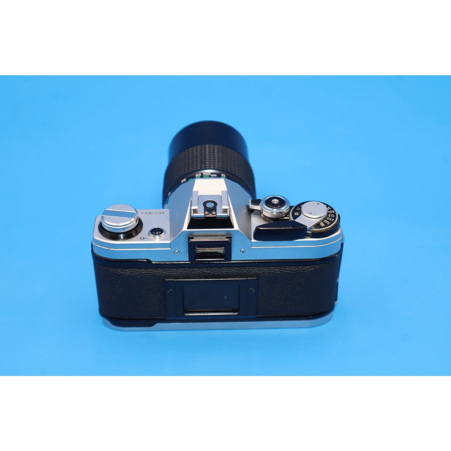 Canon AE-1 35mm SLR Film Camera with a JC Penney 135mm f/2.8 Lens