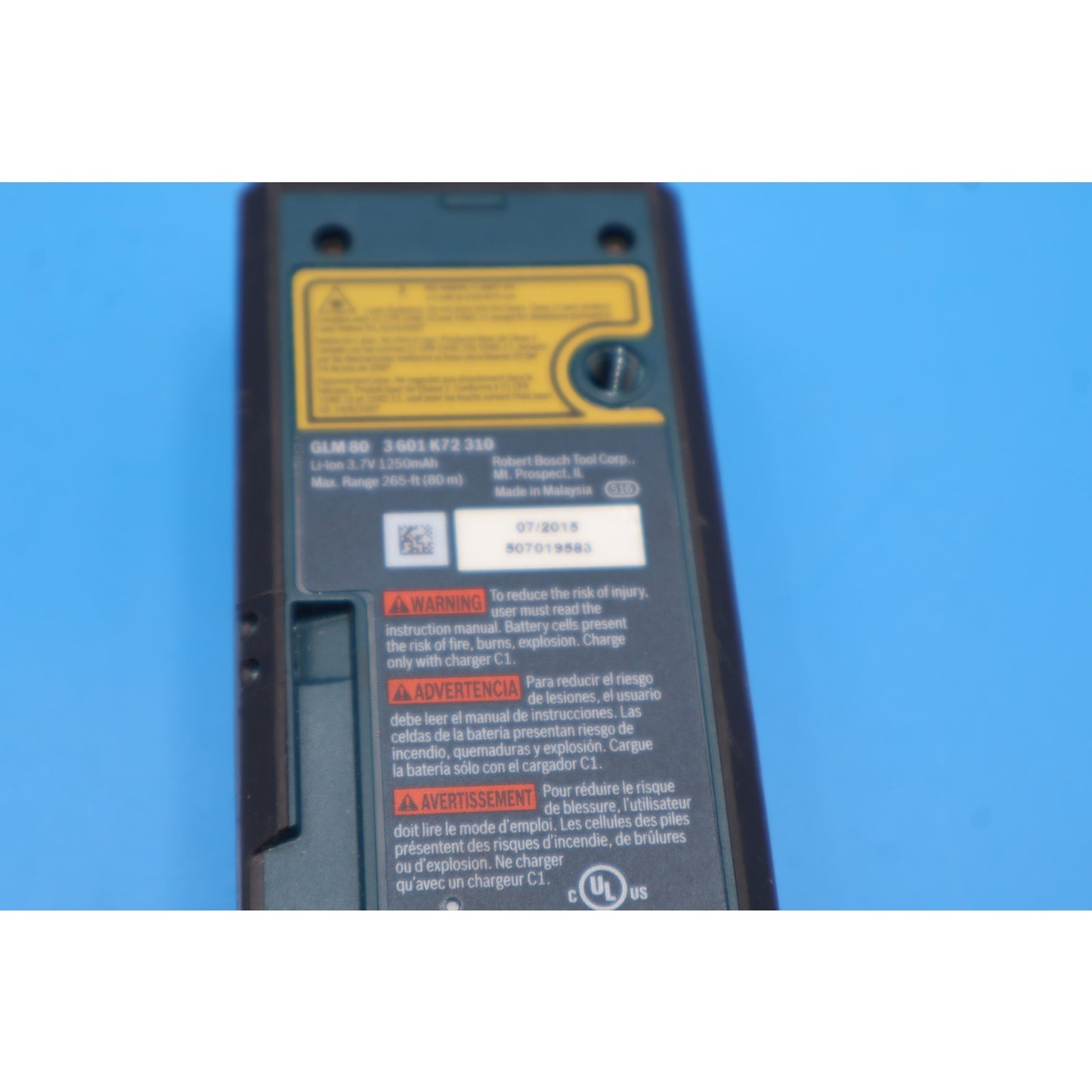 Bosch GLM 80 Laser Distance Measurer Digital Level 265ft