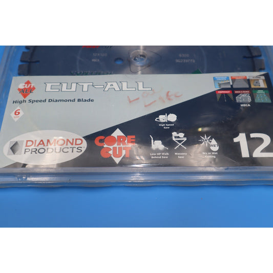 Diamond Products First Cut Expert 12x125xUNV 12" High Speed Diamond Blade, 6300, 1801509