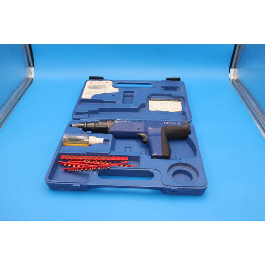 Blue Point BP-301C .27 Cal Semi-Auto Powder Actuated Stud Gun Tool w/ Case
