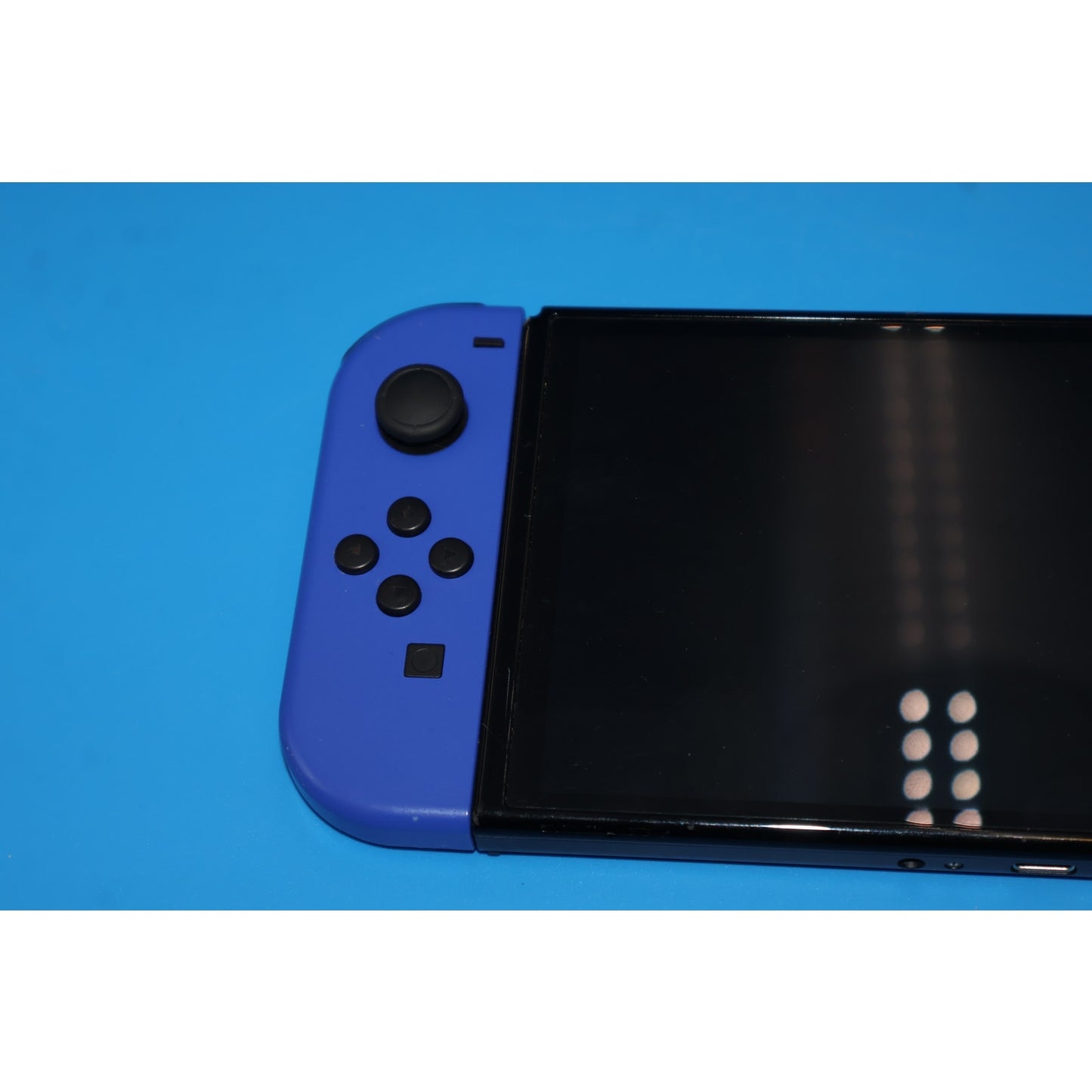 Nintendo Switch OLED Console HEG-001 Blue/Neon w/ Dock & Charger