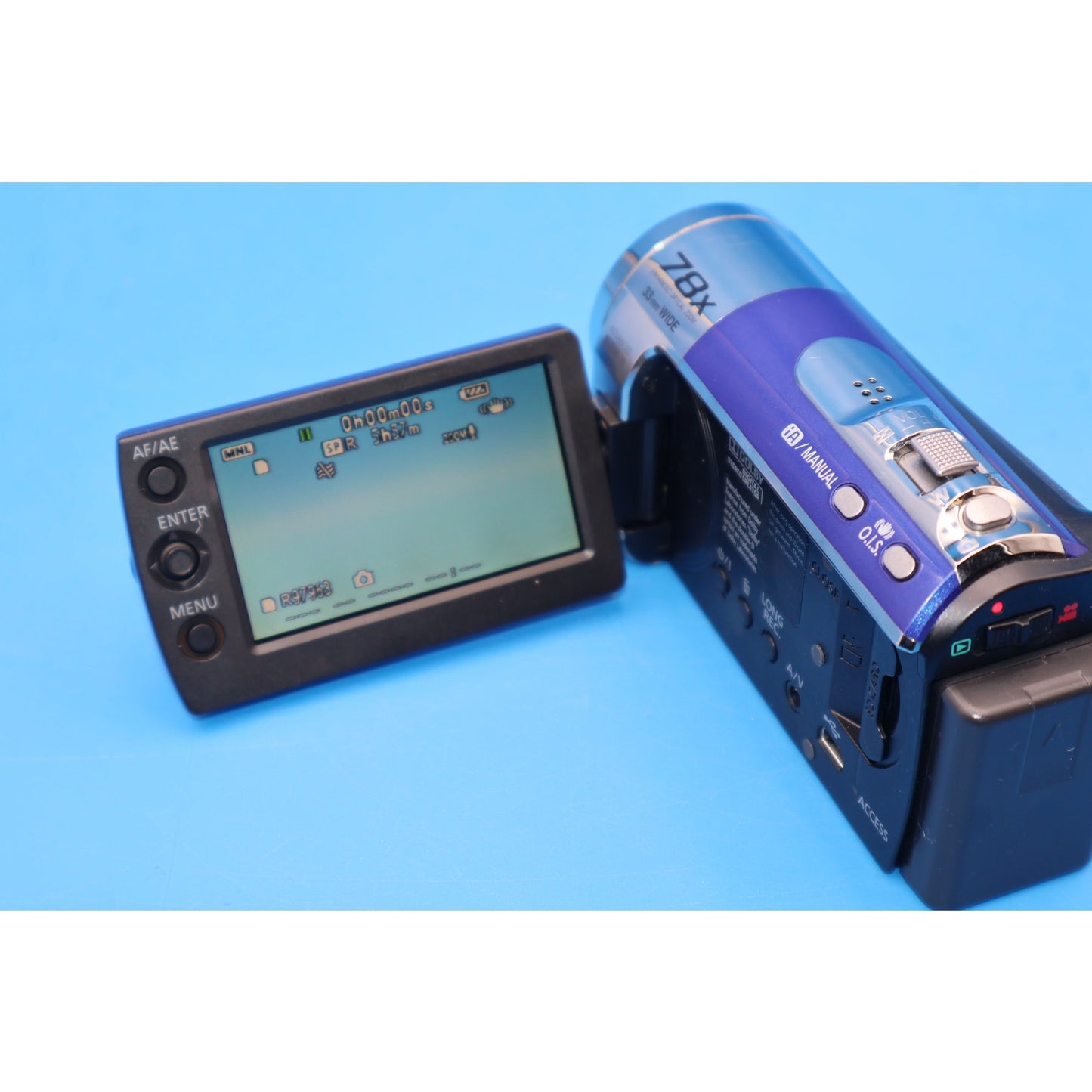 Panasonic SDR-S50 SD Digital Camcorder 78x Zoom Blue