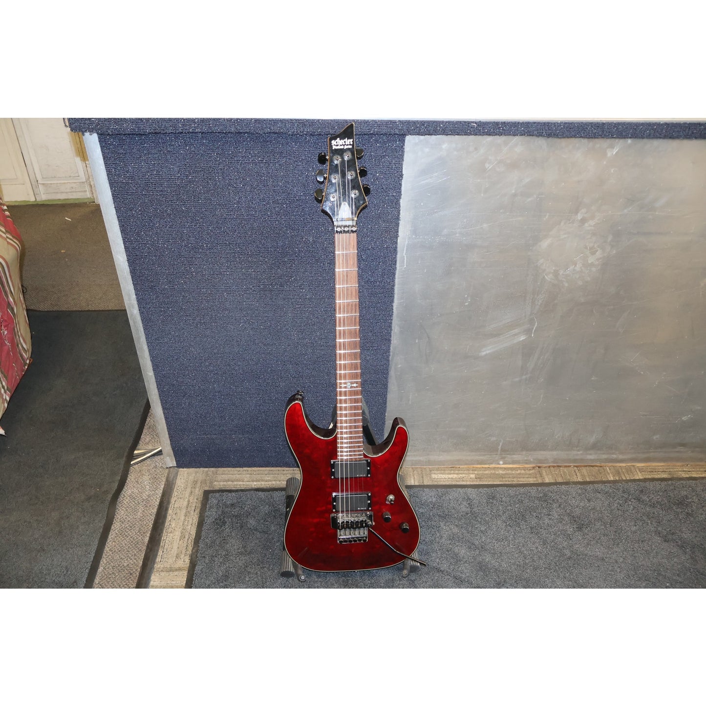 Schecter Damien Special-FR Electric Guitar w/ Hard Case Red EMG Floyd