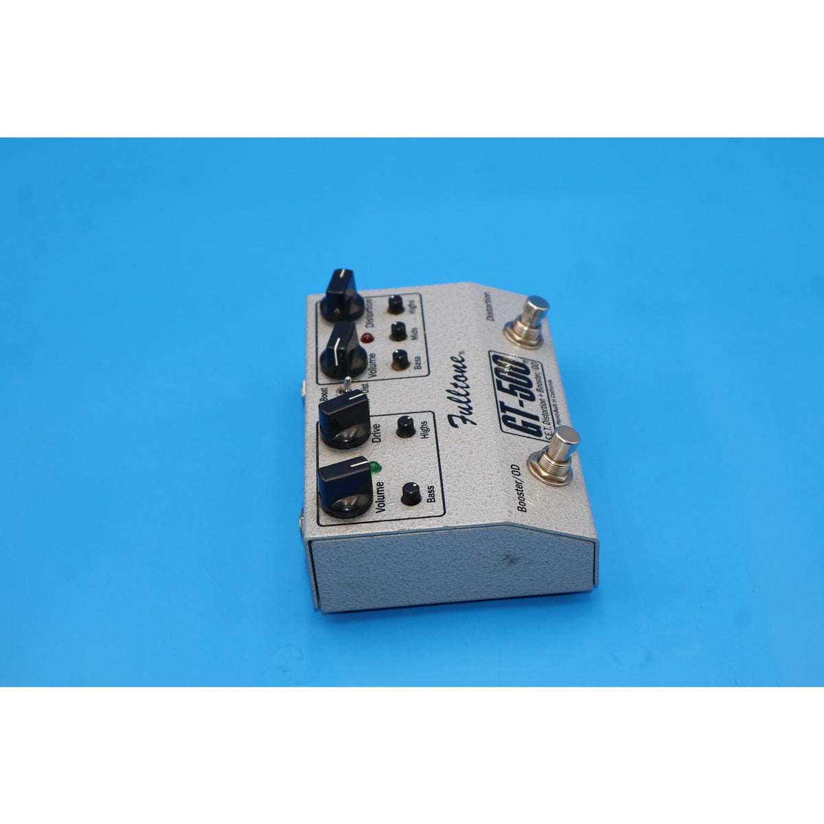 Fulltone GT-500 F.E.T. Distortion + Booster/OD Effect Pedal.