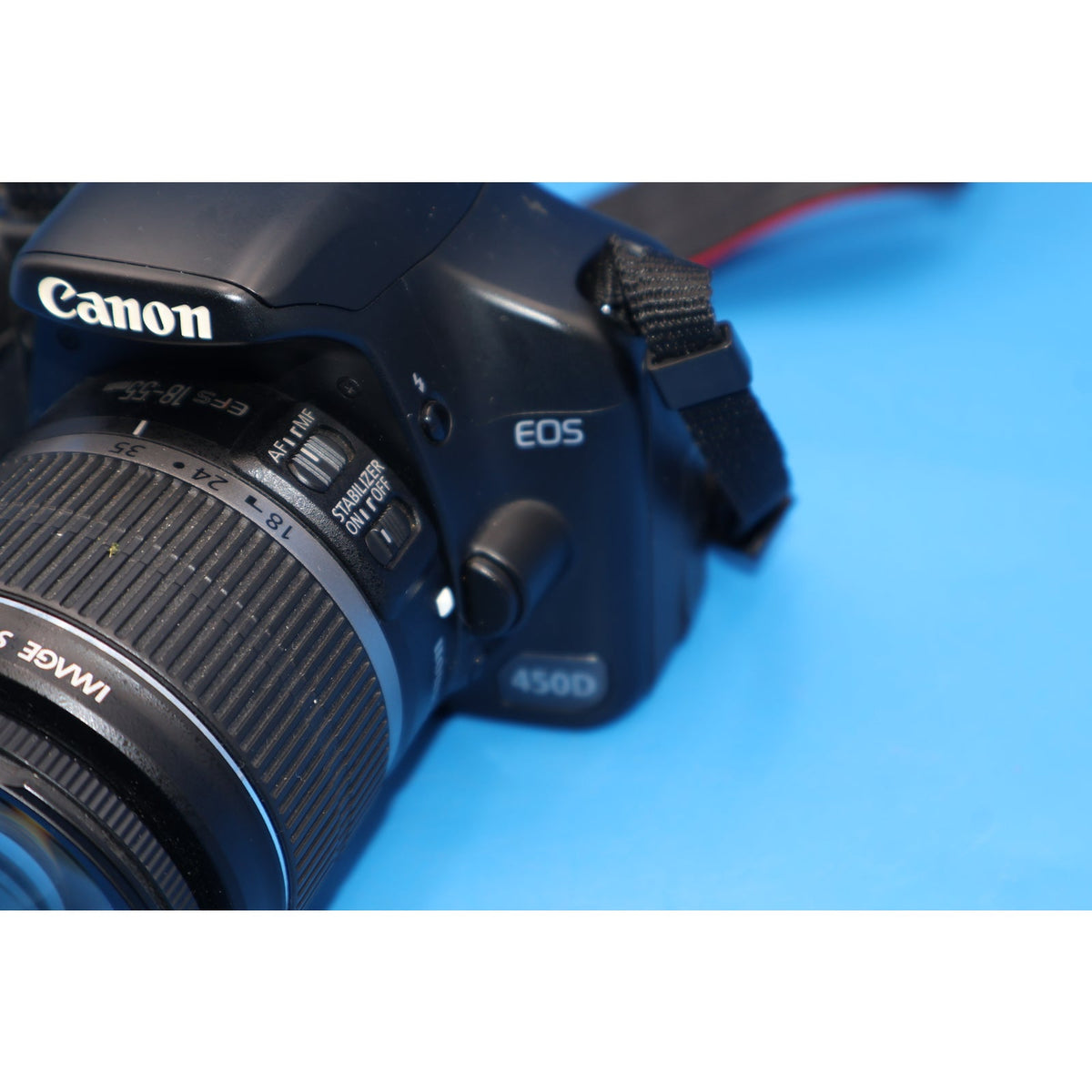 Canon EOS 450D Rebel XSi 12.2MP DSLR Camera w/ EF-S 18-55mm IS Lens Tested