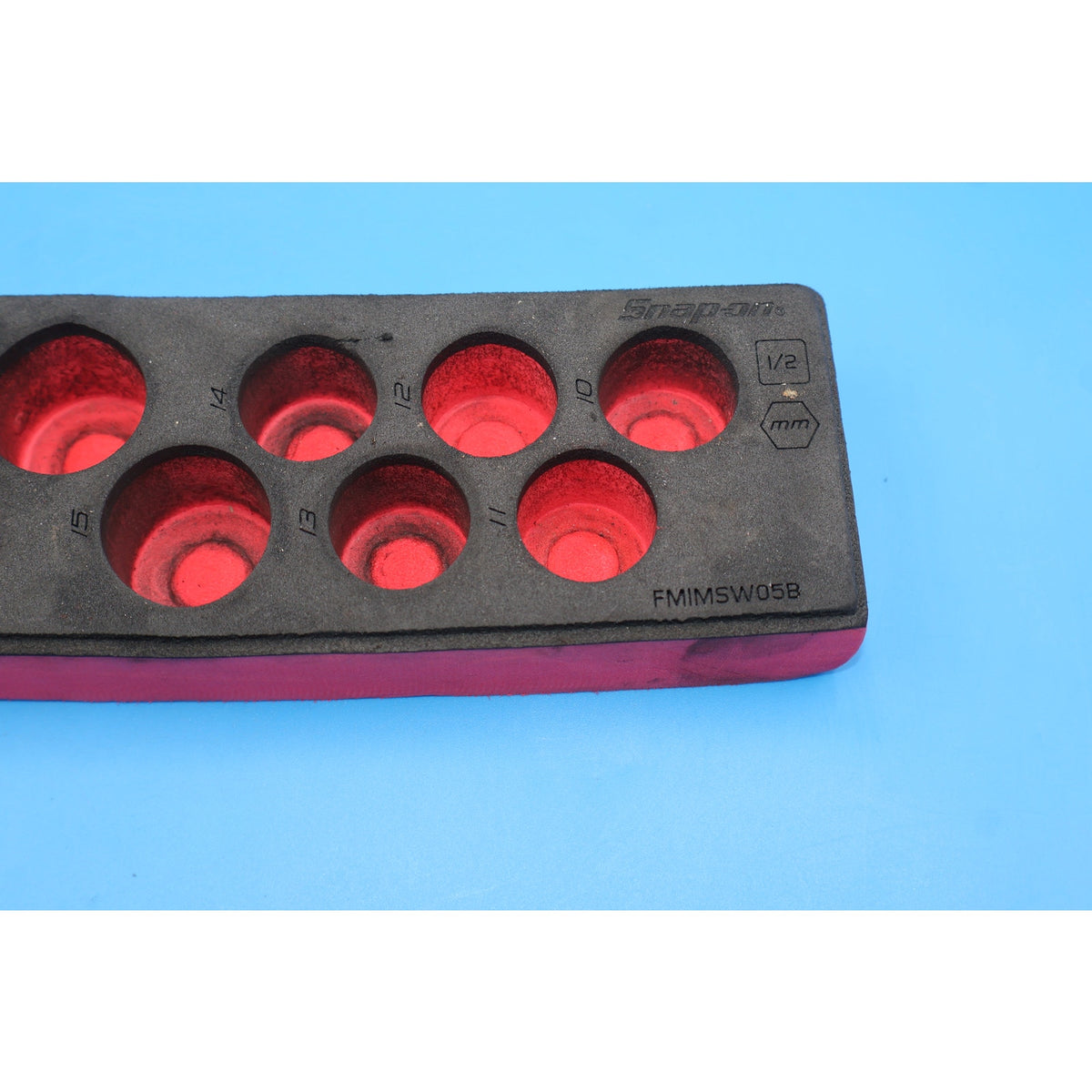 Snap-on 313IPLMYFR 13pc 1/2" Drive Metric Impact Swivel Socket Set 10-24mm